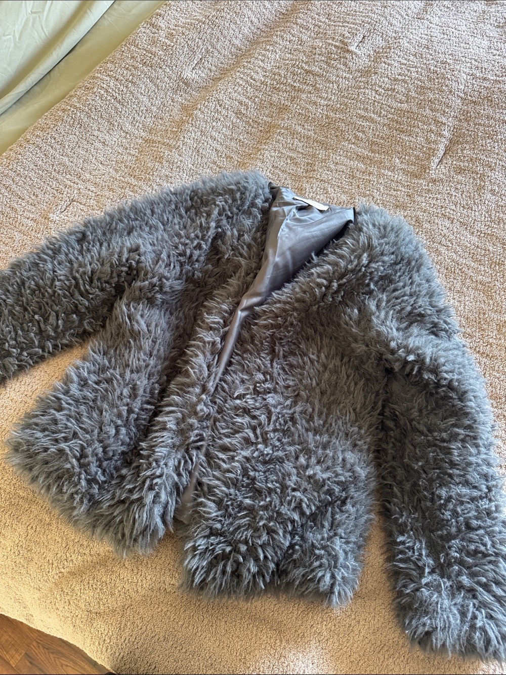 Faux fur coat